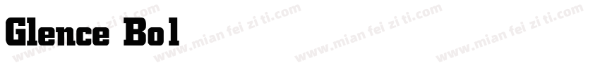Glence Bold字体转换